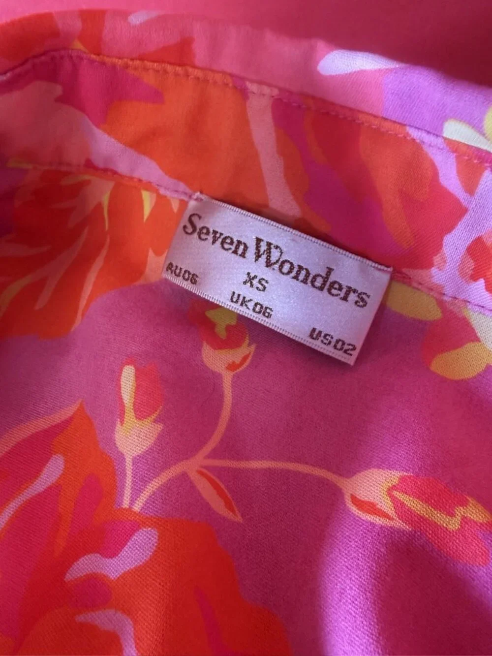 Seven Wonders Floral Shirt & Shorts Set • Pink Retro Matching Set